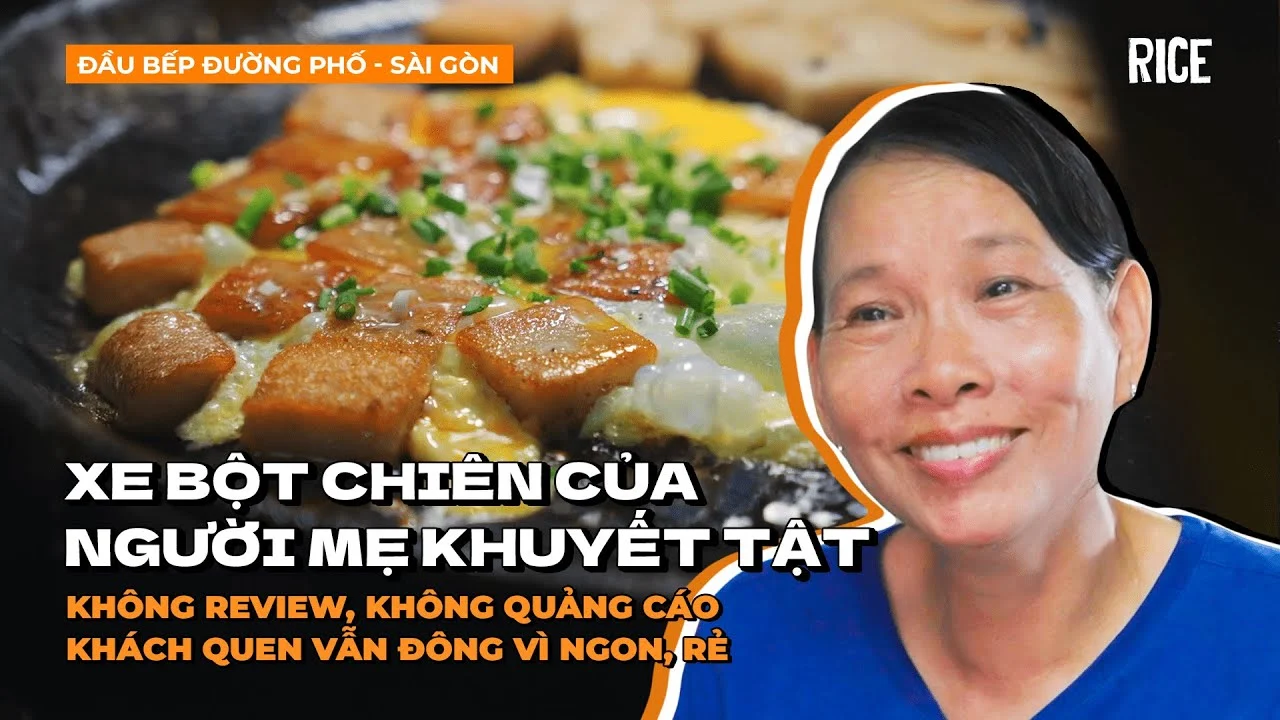 Xe bột chiên Bình Thạnh núp hẻm của người mẹ một chân, không PR vẫn đông khách